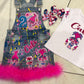 Troll Denim Overall, Troll jeans overall with matching socks and Bow