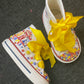 Minnie Mouse Bling Converse Sneakers, Minnie Sneakers, Personalize Minnie Mouse sneakers