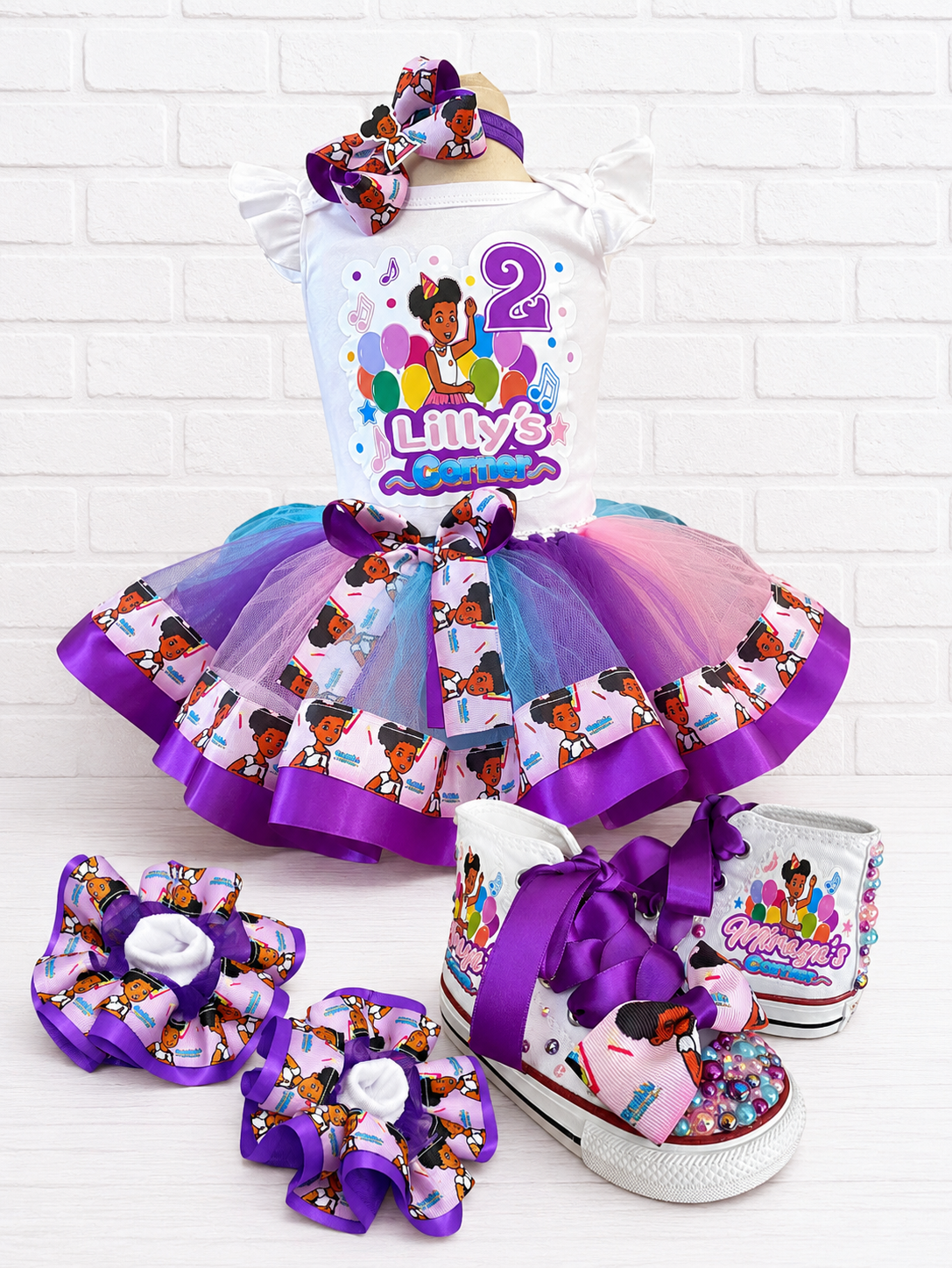 Gracie Corner Tutu Outfit | Gracie Corner Birthday tutu set