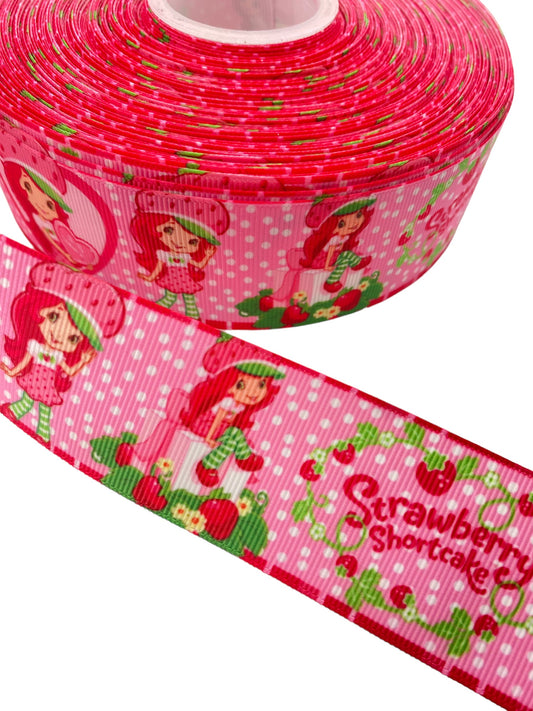 38mm / 1.5 inch Ribbon, Strawberry Shortcake Ribbon (1 Yard) 🎀April New🎀