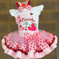 Strawberry Tutu Outfit, Berry First Birthday tutu set