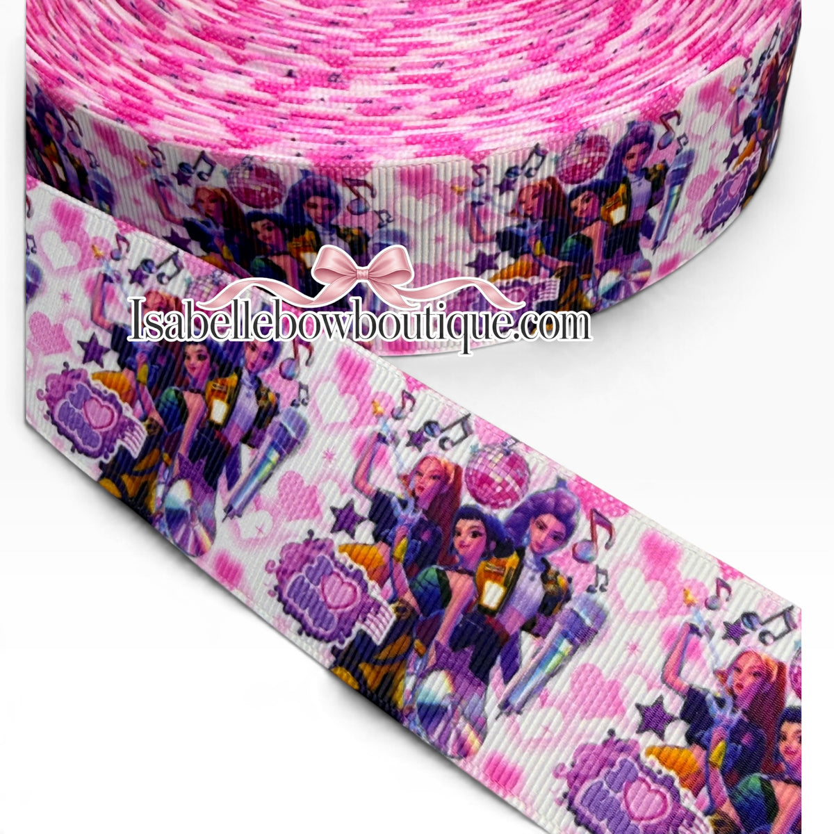 K-Pop Demond hunter Ribbon | 1.5 inch K Pop Demond hunter Ribbon 💚