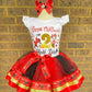 Minnie Mouse Tutu Outfit (3 layer Ribbon Trimmed tutu outfit) Minnie Outfit 2