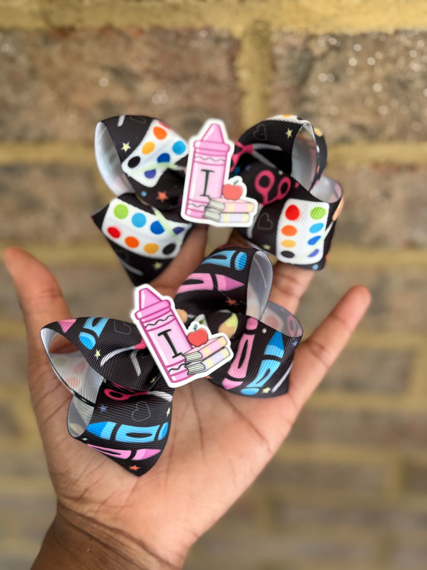 School Hair Clips-Hair clips-Back To School Hair Clips