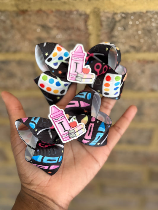 School Hair Clips-Hair clips-Back To School Hair Clips