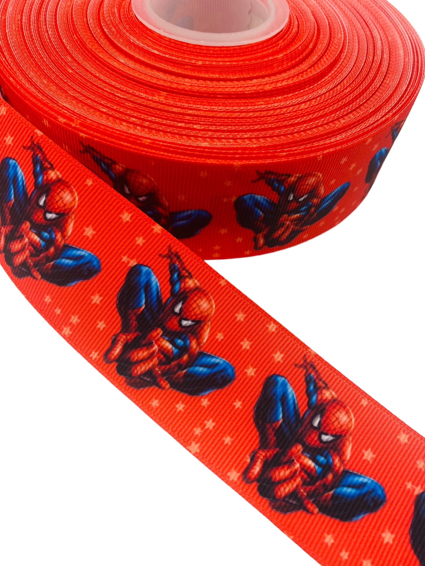 Spider Man Ribbon 38mm/ 1.5 Inch Ribbon (1 Yard)                                 🎀  May New Arrival 🎀