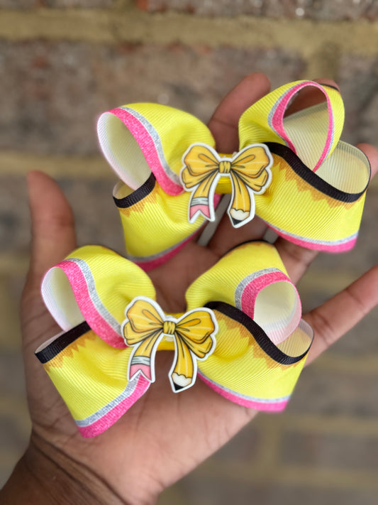 School Hair Clips-Hair clips-Back To School Hair Clips