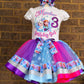 Tutu outfit, Frozen tutu outfit, frozen birthday tutu outfit with matching shoes