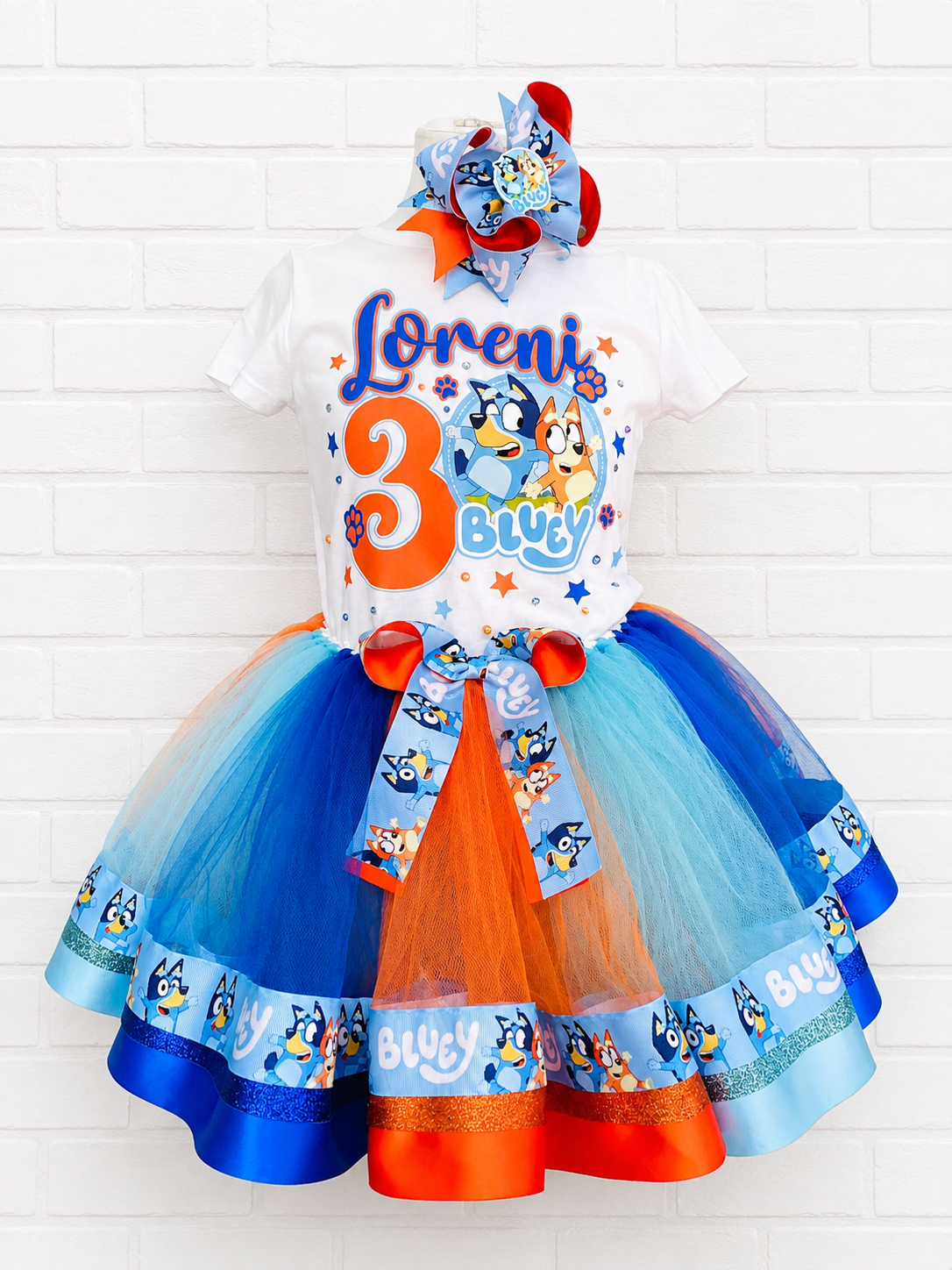 Bluey Birthday Tutu Set | Personalized Bluey tutu Outfit