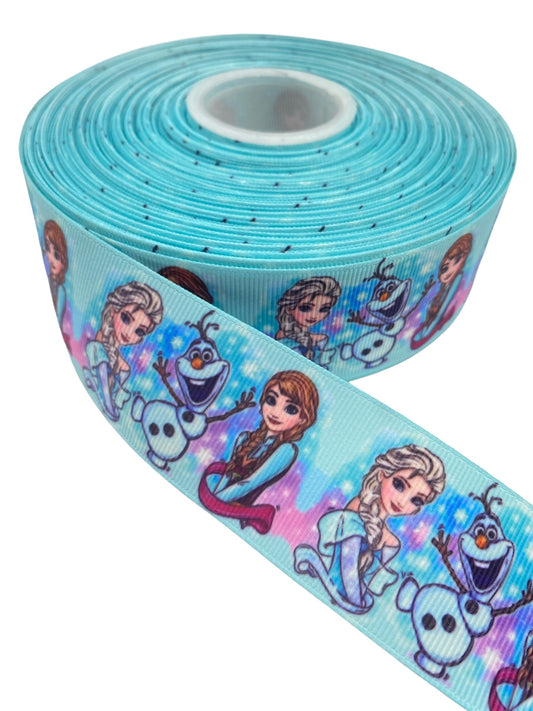 38mm / 1.5 inch Ribbon, Frozen Ribbon (1 Yard) 🎀April New🎀