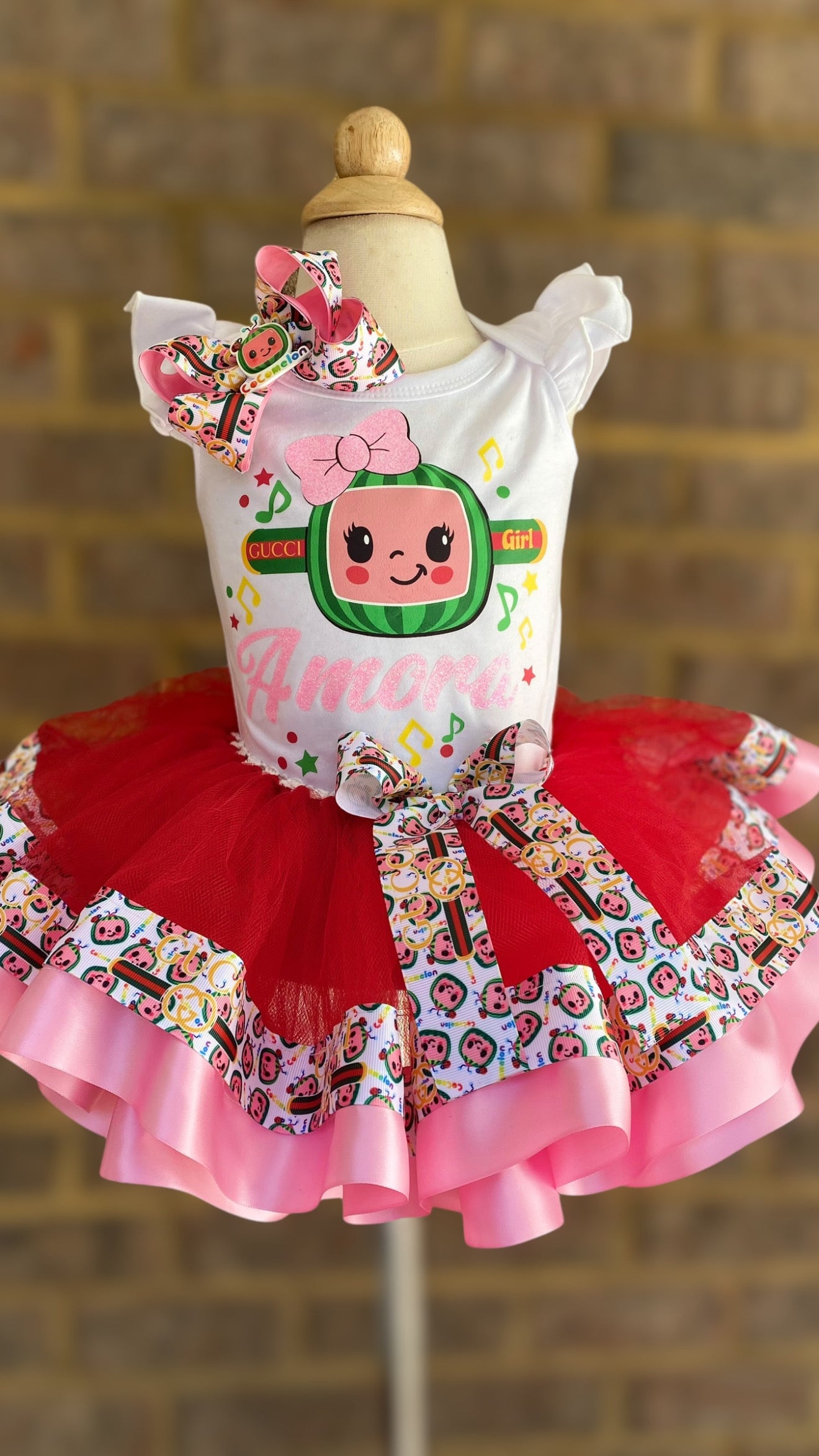 Designer Tutu Outfit (3 layer tutu outfit