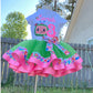 Cocomelon Tutu Outfit (3 layer Ribbon Trimmed tutu outfit) Cocomelon #17