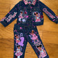 Gracie Corner Denim Outfit with shoes (front and Back Design)