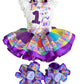 Word Party Tutu Outfit word party tutu set word party ruffle socks