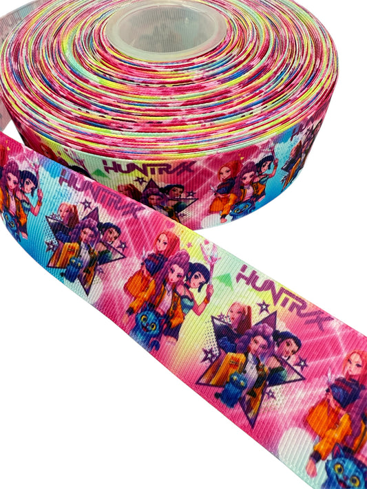 K-pop Demon Hunter Ribbon 🎀 1.5 inch ribbon / 38mm Ribbon