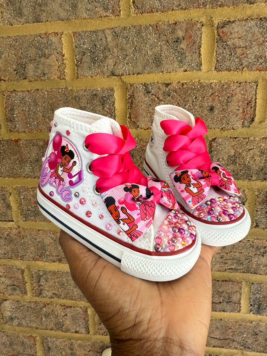 Gracie Corner Bling Converse Sneakers, Gracie corner Bling Converse sneakers