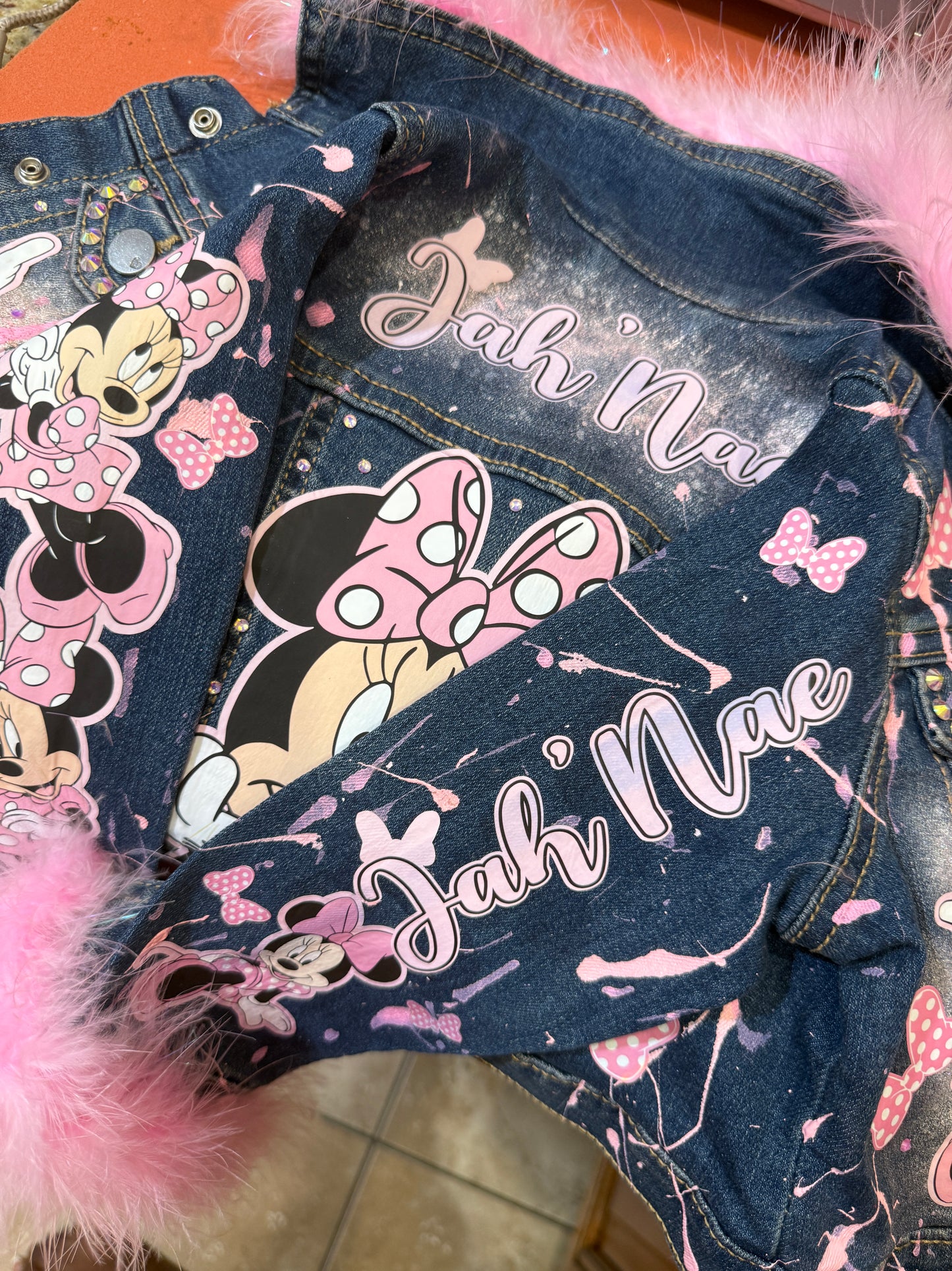 Minnie Mouse Denim Outfit, Minnie Mouse Denim Birthday Outfit