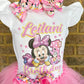 Minnie Mouse Tutu Outfit (2 layer ribbon trim tutu)