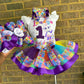 Word Party Tutu Outfit word party tutu set word party ruffle socks