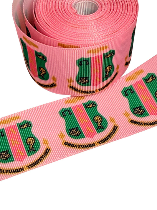 Alpha Kappa Alpha Ribbon, aka ribbon  🎀 1.5 inch / 38mm Ribbon