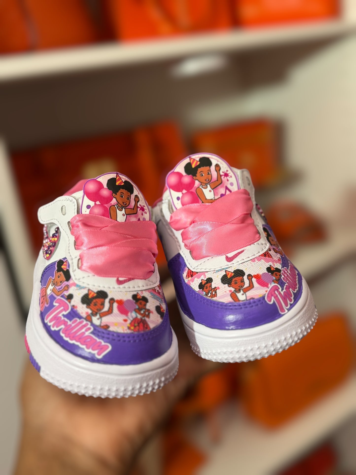 Gracie's Corner sneakers Gracie's Corner air force 1's sneakers Girls af1's Shoes Custom sneakers