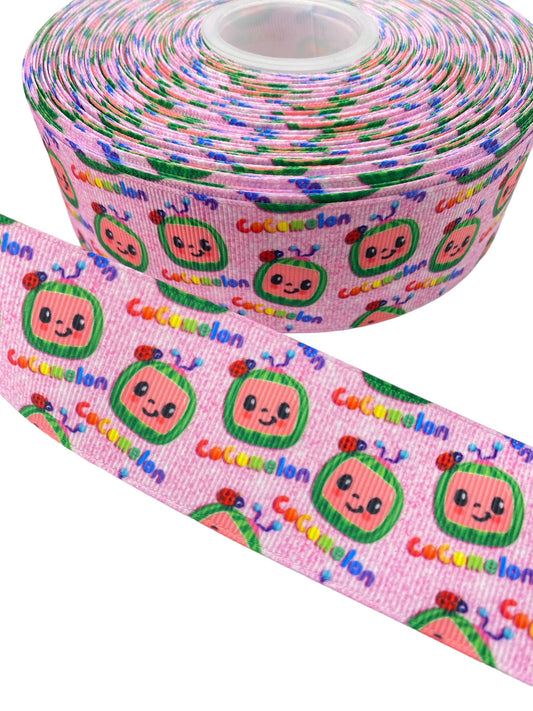 38mm / 1.5 inch Ribbon, Cocomelon Ribbon (1 Yard) 🎀April New🎀