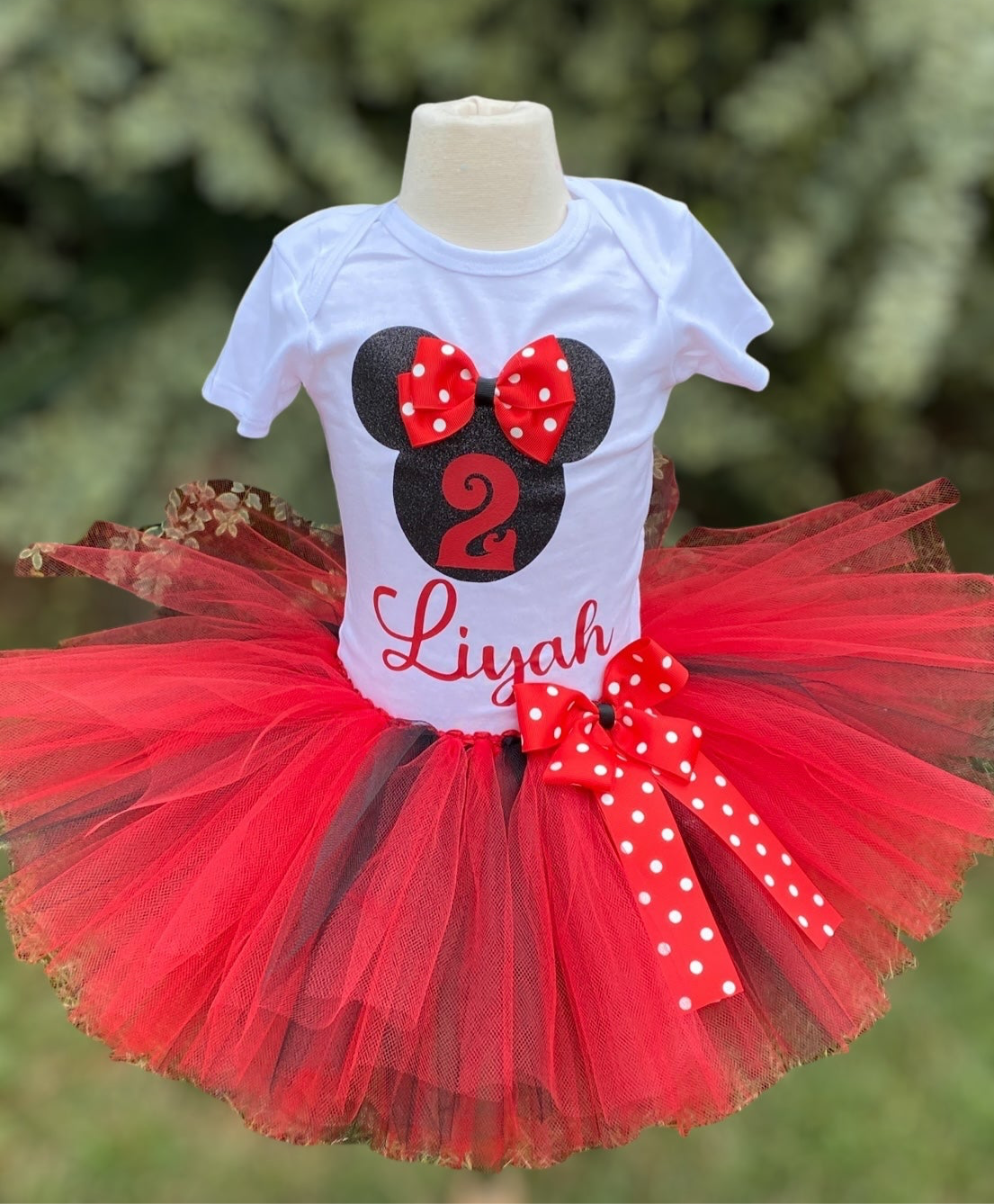 Minnie Mouse Tutu Outfit