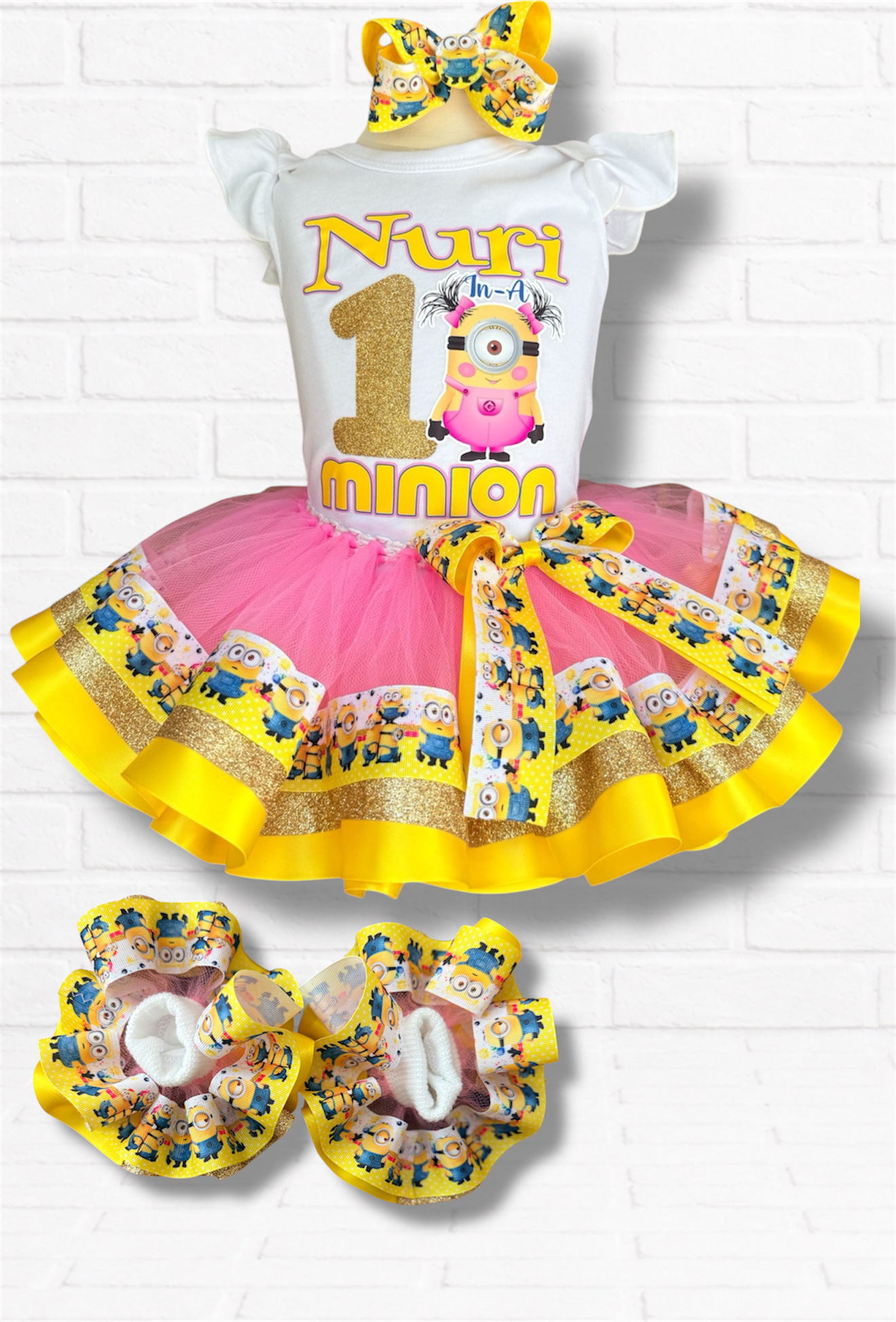 Minion Tutu Outfit | Minion tutu | Minion Birthday outfit