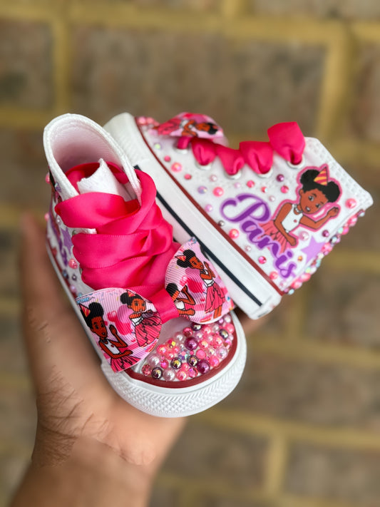 Gracie Corner Bling Converse Sneakers, Gracie corner Bling Sneakers