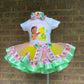 Moana Tutu Outfit  (3 layer Ribbon Trimmed tutu outfit)