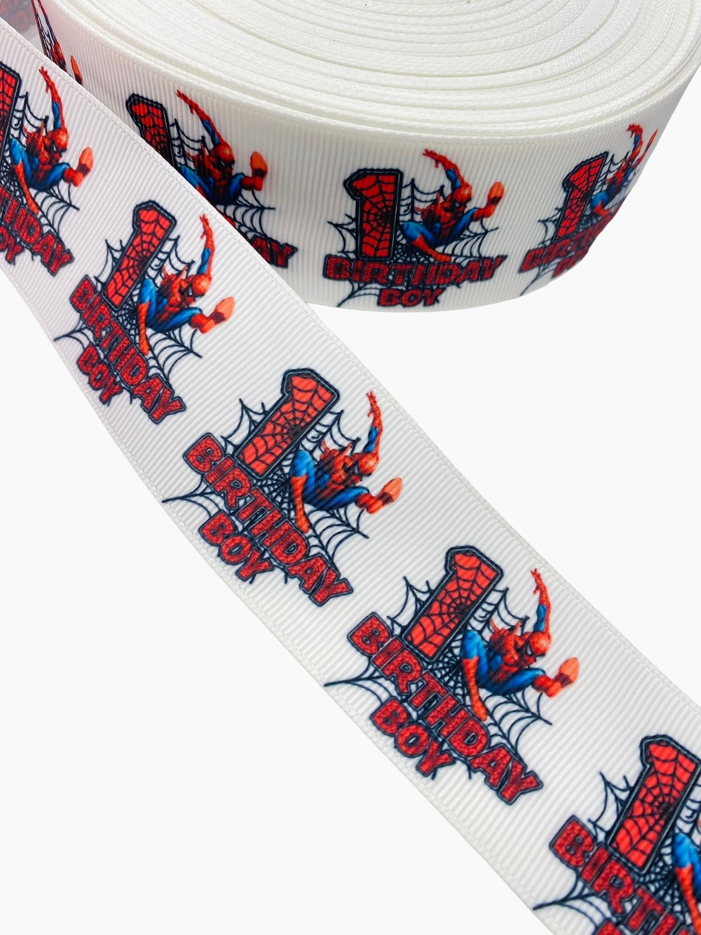 Spider Man Ribbon 38mm/ 1.5 Inch Ribbon (1 Yard)                                 🎀  May New Arrival 🎀