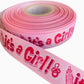 22mm It’s a Girl Ribbon