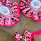 Minnie Mouse Ruffle socks, Minnie Mouse tutu socks, Minnie Mouse hair accessories