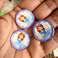 Glass Embellishments ( set of 3)