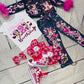Minnie Denim Outfit, Minnie Jeans outfit ( Double Layer Glitter Design)