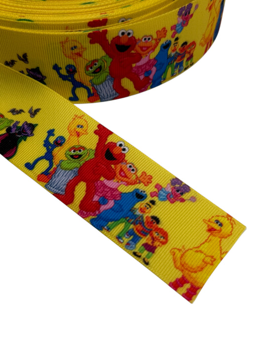 Sesame Street Ribbon 🎀 1.5 inches/ 38mm Ribbon