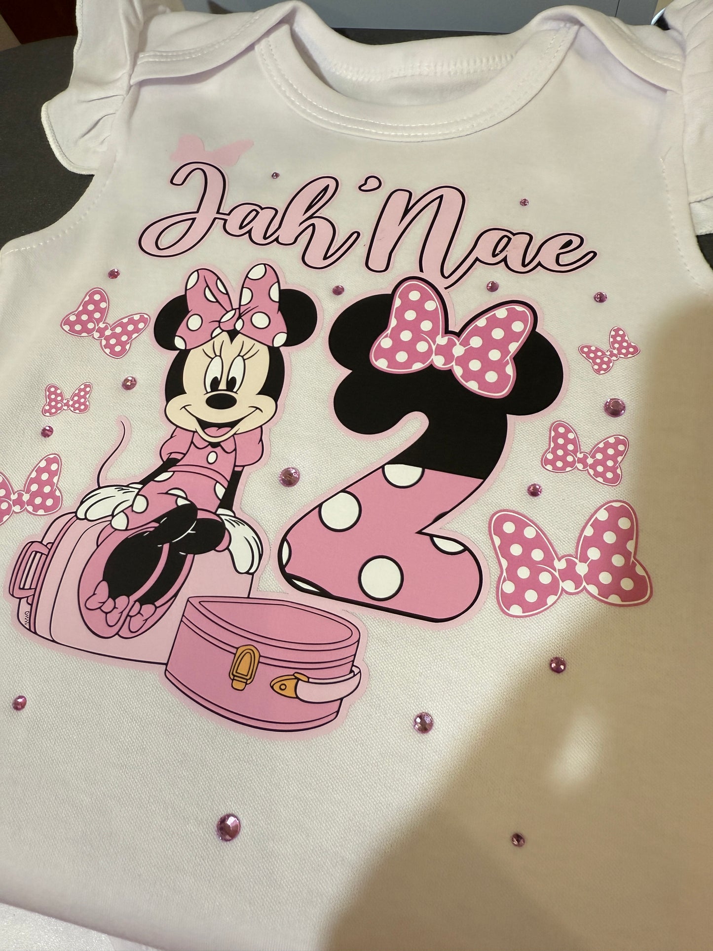Minnie Mouse Denim Outfit, Minnie Mouse Denim Birthday Outfit