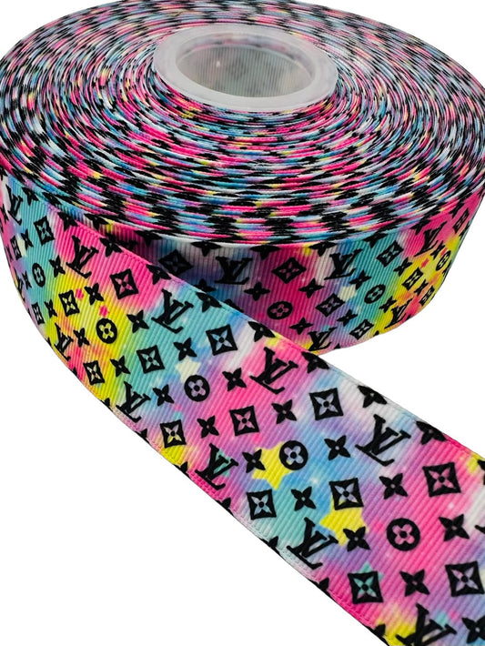 (38mm / 1.5 inch Ribbon, Lv Brand Ribbon (1 Yard)