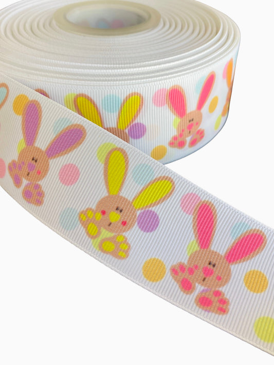 Bunny Ribbon, Easter Ribbon (38mm /1.5 inches)