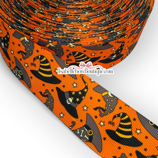 🎃 1.5 Inch Halloween Printed Ribbon | Vibrant & Fun Halloween Designs! 👻