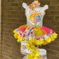 Carebear Tutu Outfit Complete Set (3 layer Ribbon Trimmed tutu outfit) Carbear7