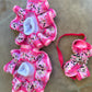 Minnie Mouse Ruffle socks, Minnie Mouse tutu socks, Minnie Mouse hair accessories