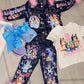 Bluey Denim Set, Bluey Denim Birthday outfit, Denim Bluey set with Matching shoes
