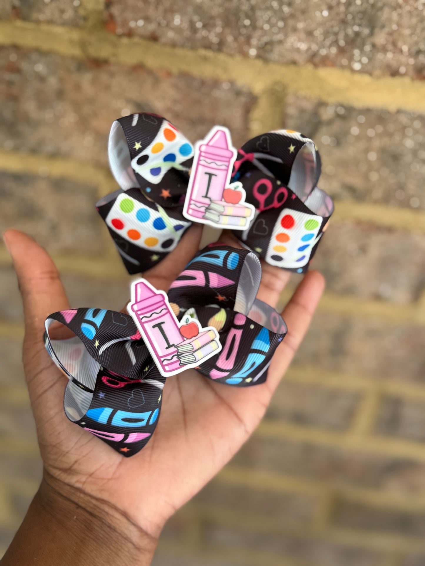 School Hair Clips-Hair clips-Back To School Hair Clips