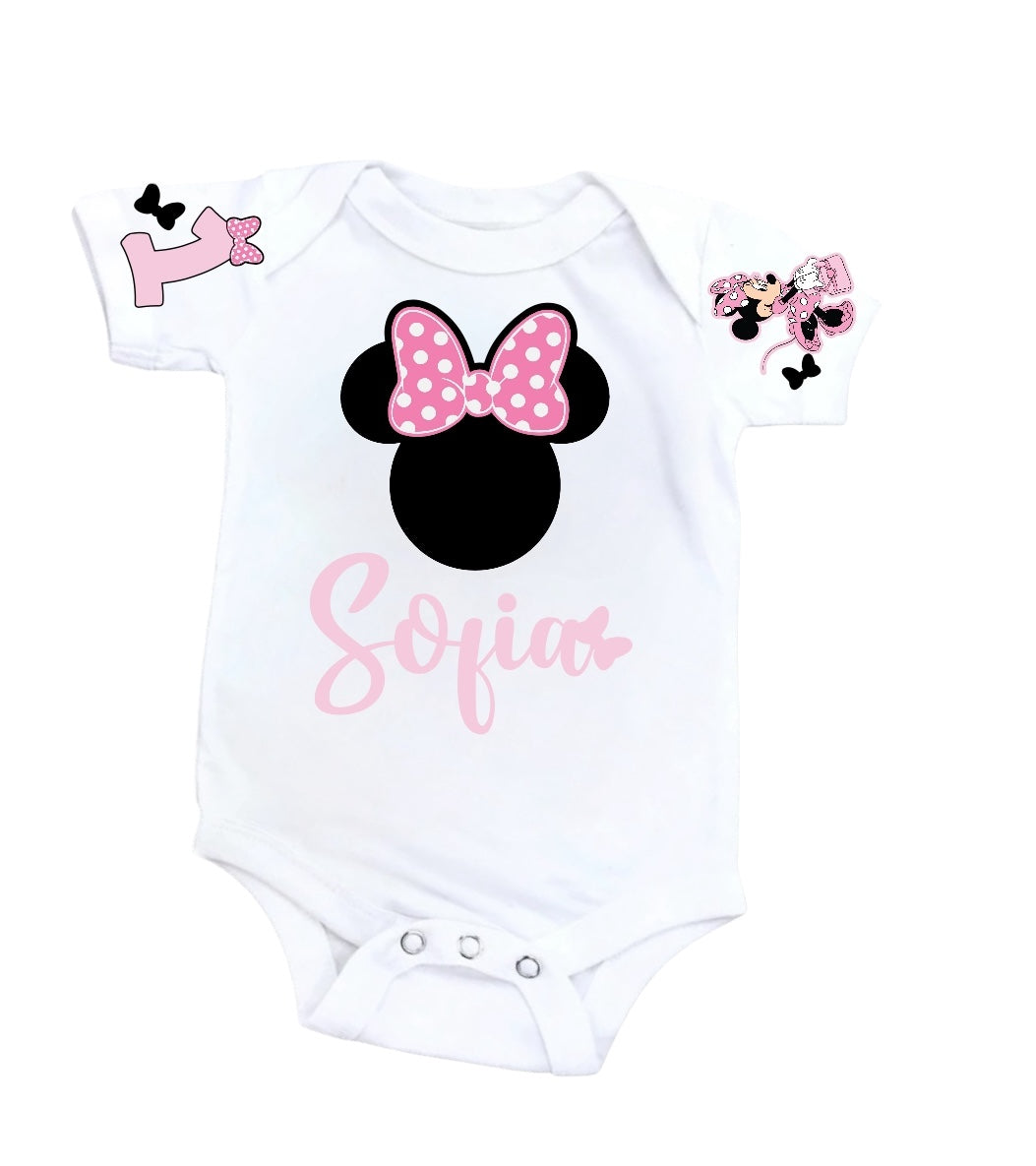 Minnie Mouse Denim overall outfit, jeans overall dress, Minnie mouse birthday jeans dress