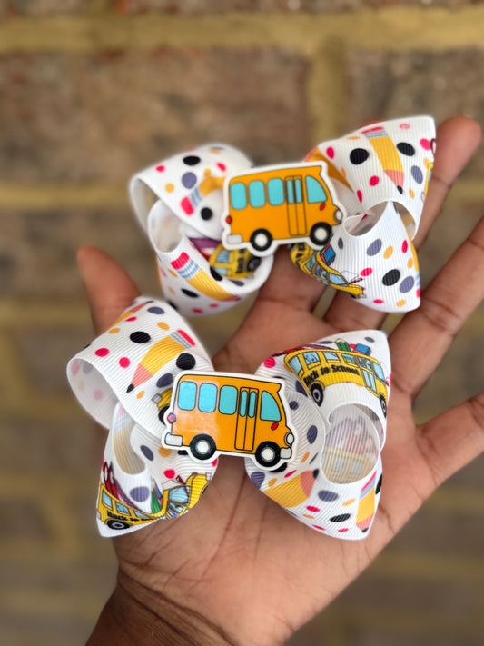 School Hair Clips-Hair clips-Back To School Hair Clips