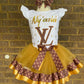 L V Designer Tutu outfit with Matching Shoes
