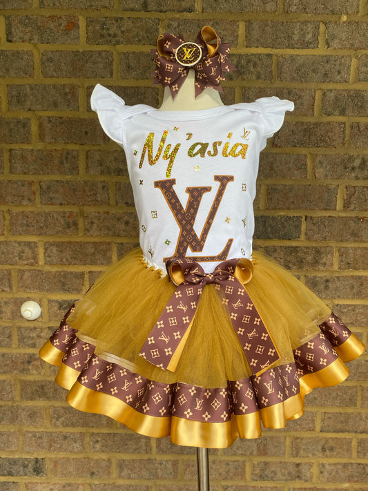 Designer Tutu Outfit (2 layer tutu outfit