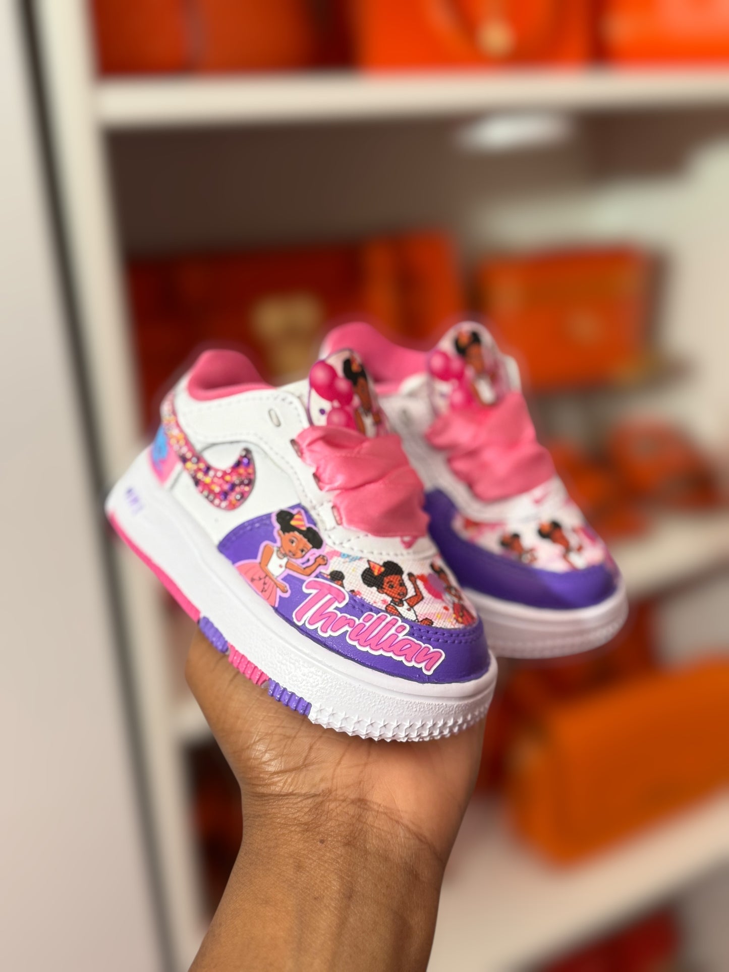Gracie's Corner sneakers Gracie's Corner air force 1's sneakers Girls af1's Shoes Custom sneakers