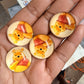 Glass Embellishments ( set of 4)